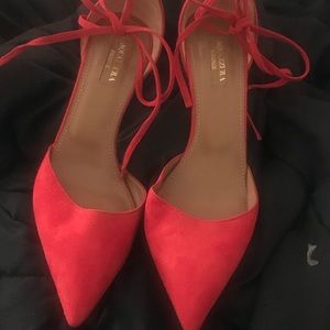 Aquazzura Heartbreaker pumps red NEW